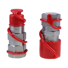 Para Case (2001 - 2003) 410 420 430 435 440 445 450 465 58 Juego de acopladores hidráulicos de conexión rápida de cara plana SAE macho y hembra