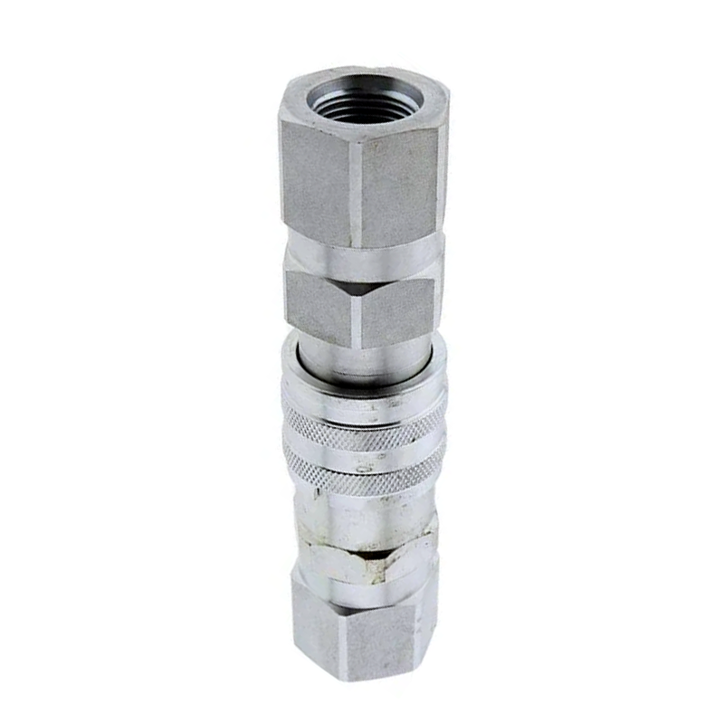 For Caterpillar CAT Excavator 216B 226B 232B 236B 242B 246 248B 252B 262B 5/8" SAE Flat Face Hydraulic Quick Connect Coupler Set - KUDUPARTS