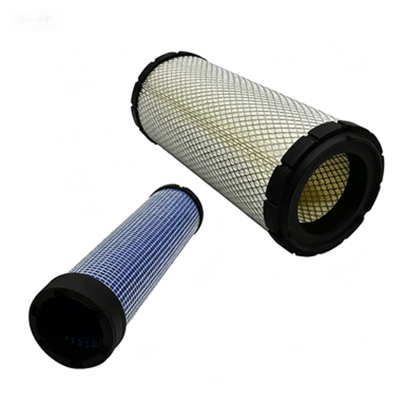 For Doosan Daewoo Excavator DX255LC DX255LC-3 Air Filter Element 474-00040 and 474-00039 - KUDUPARTS