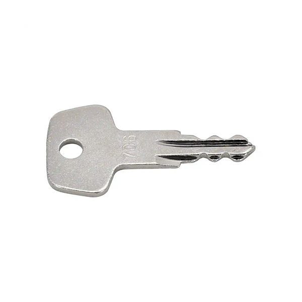 Clé de verrouillage du bouchon de carburant pour engins lourds Hitachi Liebherr J2, référence 706