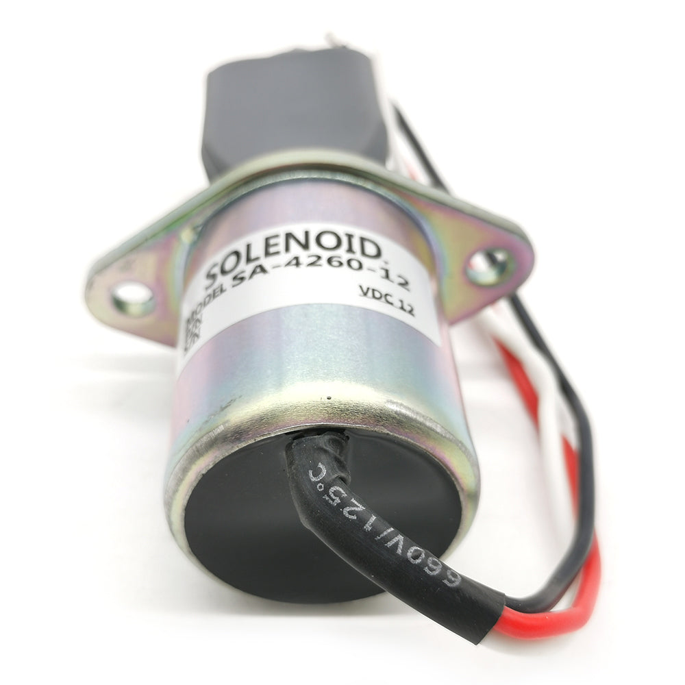 Pour moteur Kubota séries 70 et 82 mm Solénoïde de coupure de carburant 12 V SA-4260-12 1751ES 12 V CC