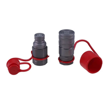 Juego de acopladores de conexión rápida de cara plana hidráulica de 1/2" con rosca NPT de 1/2" para minicargadora