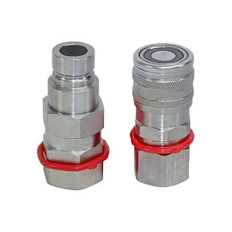 For Thomas 85 105 137 153 175 205 250 255 320 5/8" SAE Flat Face Hydraulic Quick Connect Coupler Set - KUDUPARTS