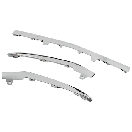 Front Bumper Chrome Trim Molding for Mercedes-Benz W212 E250 E-Class E250 E350 E400 E550 E63 - KUDUPARTS