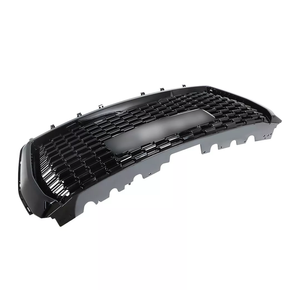 Front Bumper Gloss Black Grille 84835783 for 2021-2022 GMC Yukon XL DL-Style - KUDUPARTS