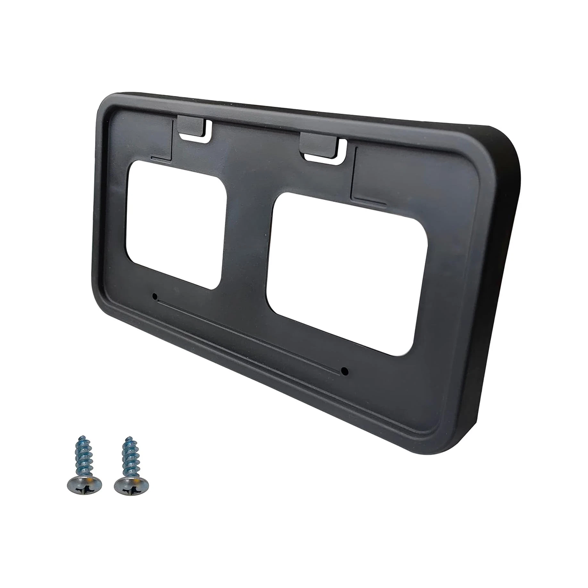 Front Bumper License Plate Bracket Holder PC3Z-17A385-AA for Ford F250 F350 Super Duty 2023-2025 - KUDUPARTS