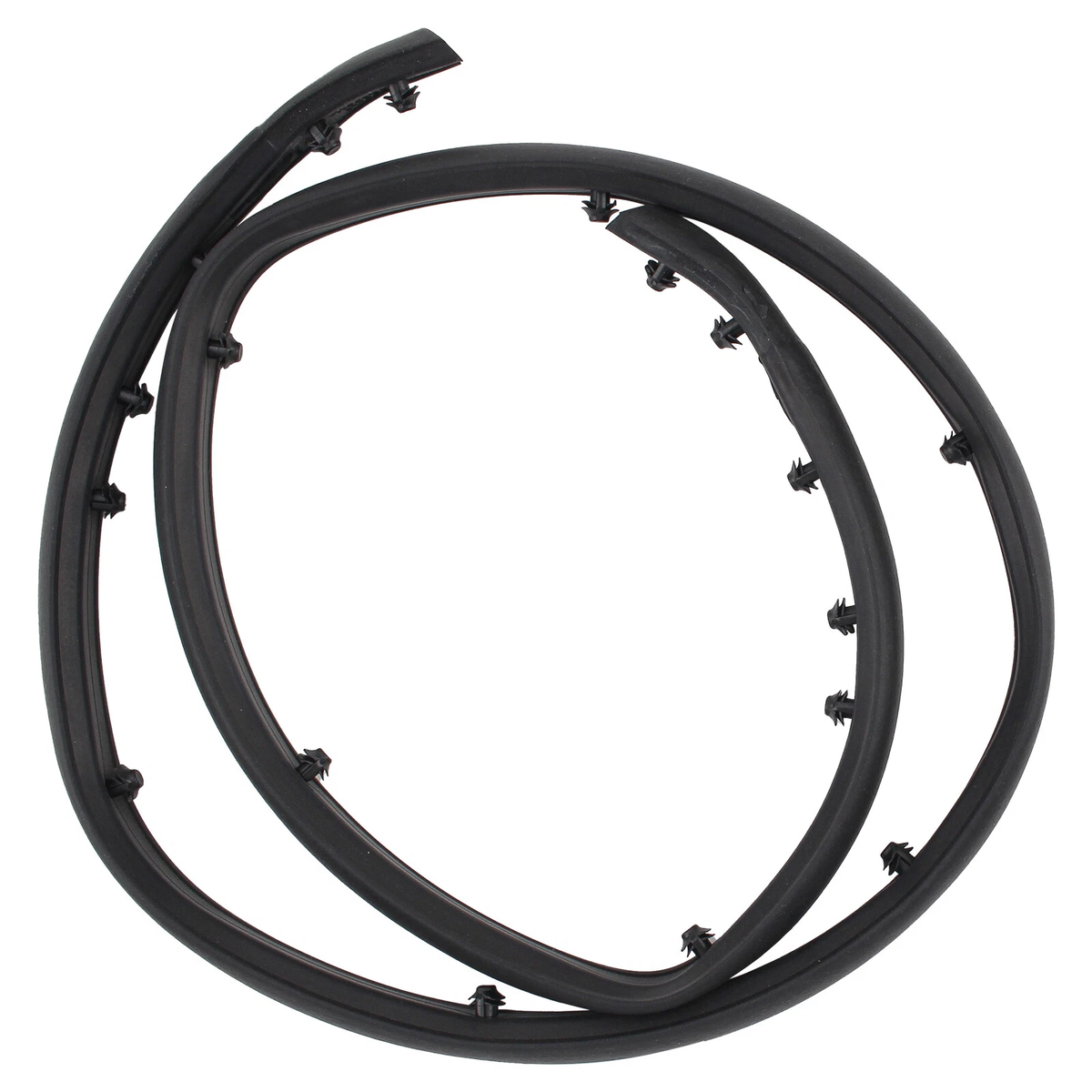 Front Bumper Strip Hood Roob Sealing Strip 86357-F2000 for Hyundai Elantra 1.4L 1.6L 2.0L 2017-2018 - KUDUPARTS