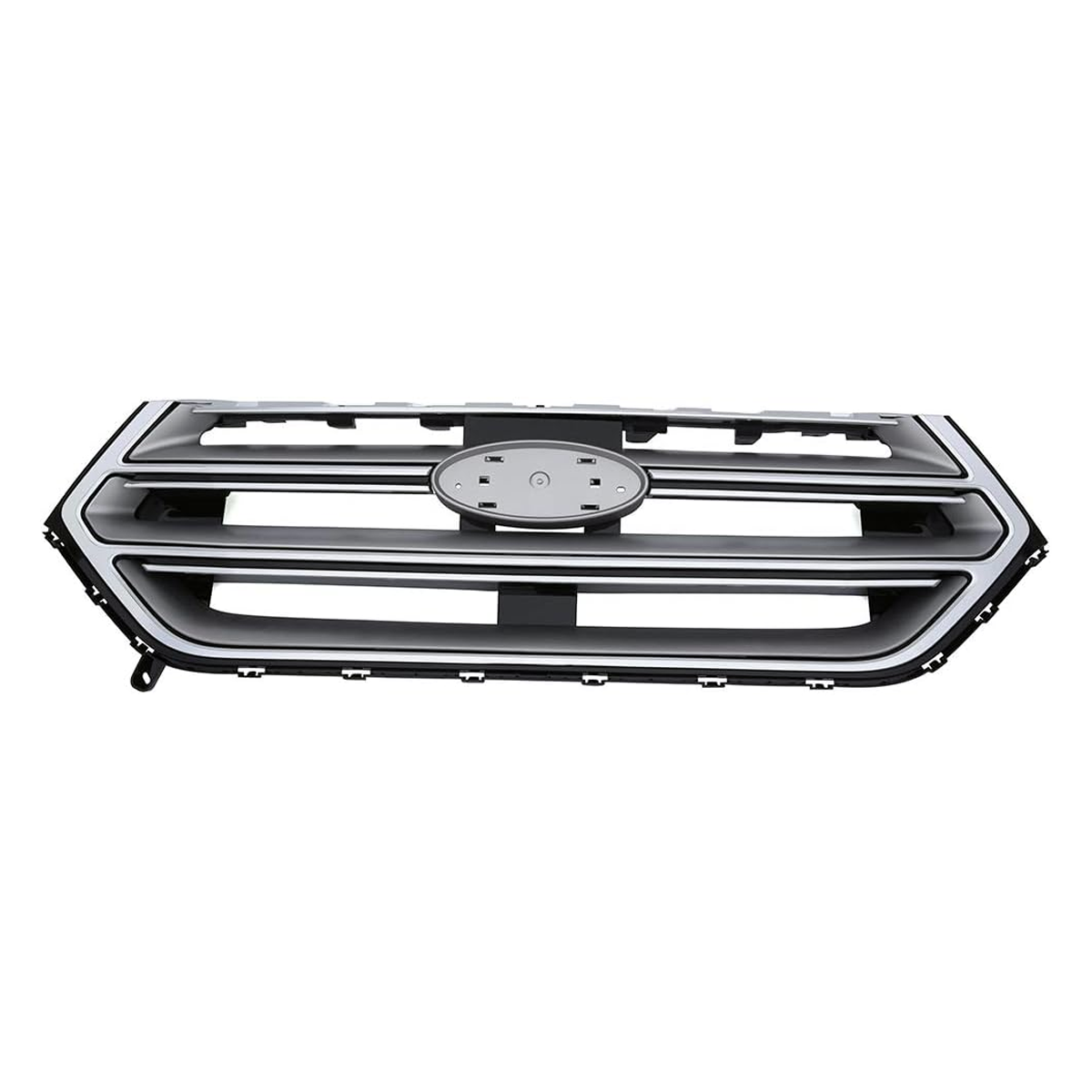 Front Bumper Upper Chrome Grille FT4Z-8200-AA for Ford Edge 2015-2018 - KUDUPARTS