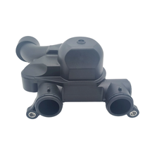 Front Coolant Water Control Valve Pipe LR100352 for Jaguar F-Pace F-Type Land Rover Defender 90 110 5.0L V8 - KUDUPARTS