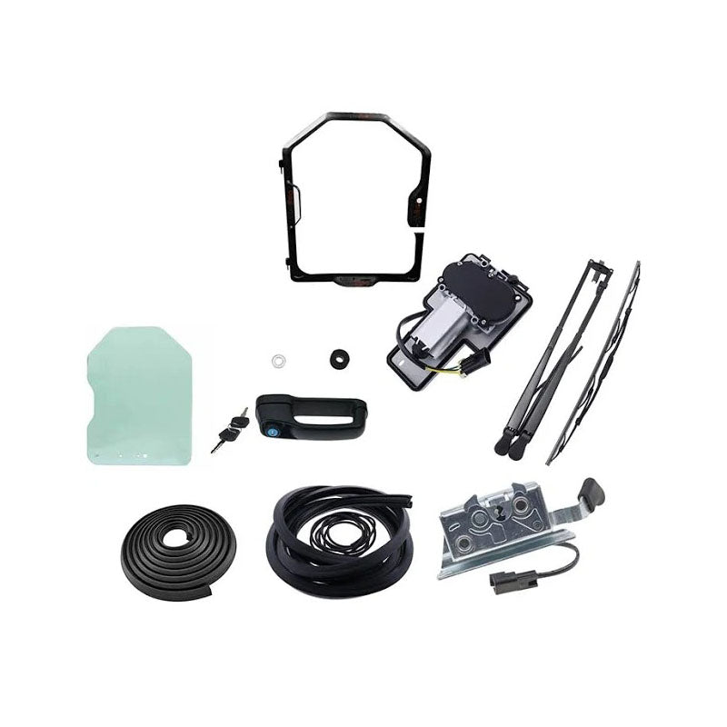 Front Door and Window Assembly Kit 7109665 6729776 7109661 for Bobcat 751 753 763 773 863 873 A220 A300 S100 S130 S150 S160 S175 S185 S205 S220 S250 - KUDUPARTS