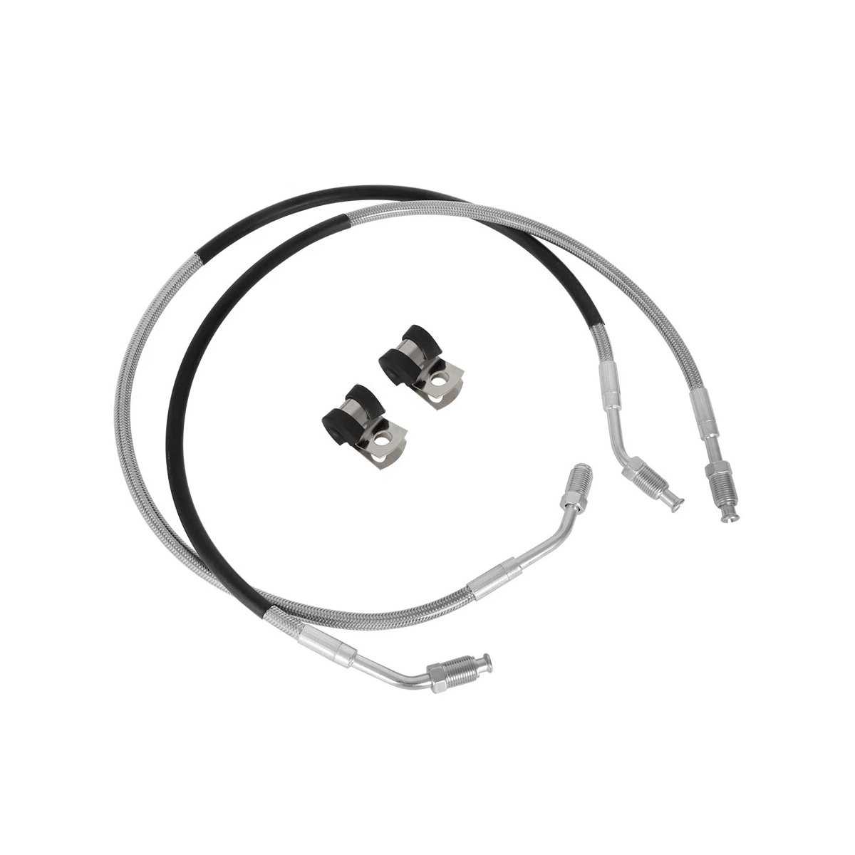 Front Left & Right Brake Hose Line 1930752 1930753 for Polaris ATV Magnum 325 425 500 Worker 335 500