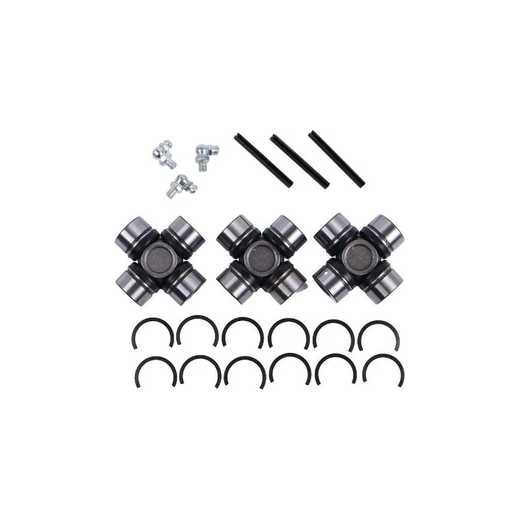 Front Rear Prop Shaft Bearing Carrier & U-joint 3514806 for Polaris RZR S 4 900 1000 XP - KUDUPARTS