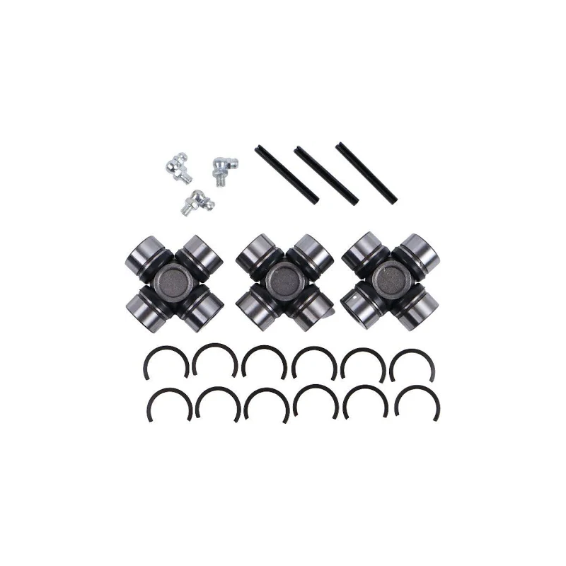 Front Rear Prop Shaft Bearing Carrier & U-joint 3514806 for Polaris RZR S 4 900 1000 XP - KUDUPARTS