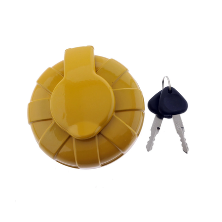 Fuel Cap with 2 Keys VOE14639653 for Volvo Excavator EC120D EC170D EC200D EC210D EC220D EC340D EC350D EC380D EC750D - KUDUPARTS