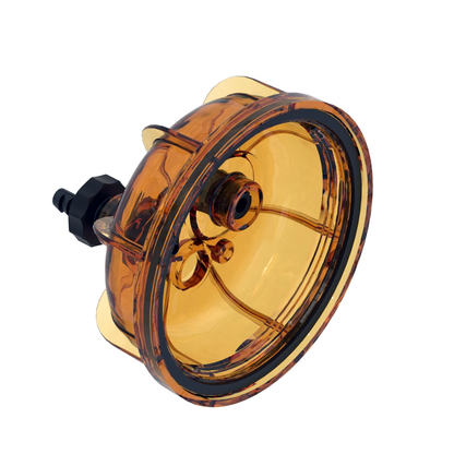 Recipiente de sedimentos del filtro de combustible RE500187 P564750 R90P para cargadoras Hitachi LX230-3 LX230-5