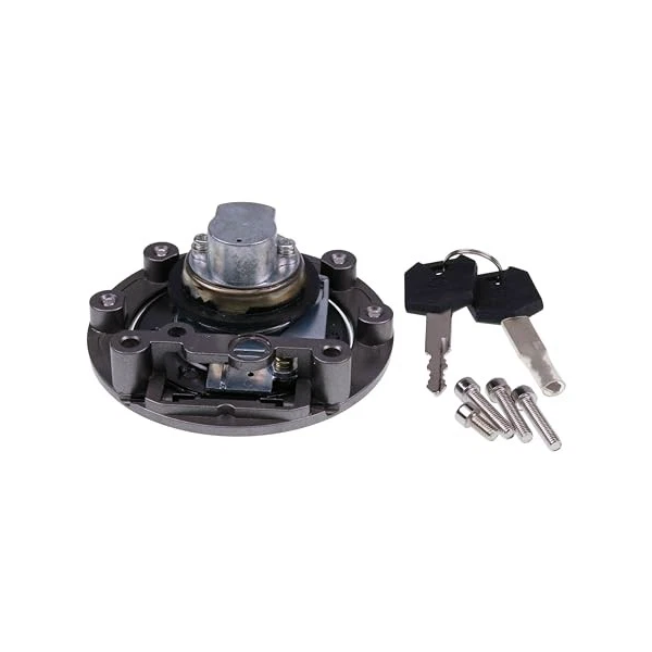 Fuel Gas Tank Cap Lock With Keys 39P-24602-00-00 2CR-24602-00-00 for Yamaha Motorcycle YZF-R1M YZF-R1S FZ6 - KUDUPARTS