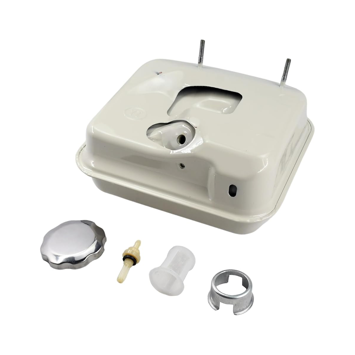 Fuel Gas Tank & Chrome Cap 17510-24H-000ZA for Honda Engine GX120 GX160 GX17510 - KUDUPARTS