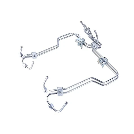 Fuel Injector Supply Tube Line Kit 3960783 3960784 for Cummins Engine 6B5.9 6BT 5.9L 1991-1993 Dodge Pickup - KUDUPARTS