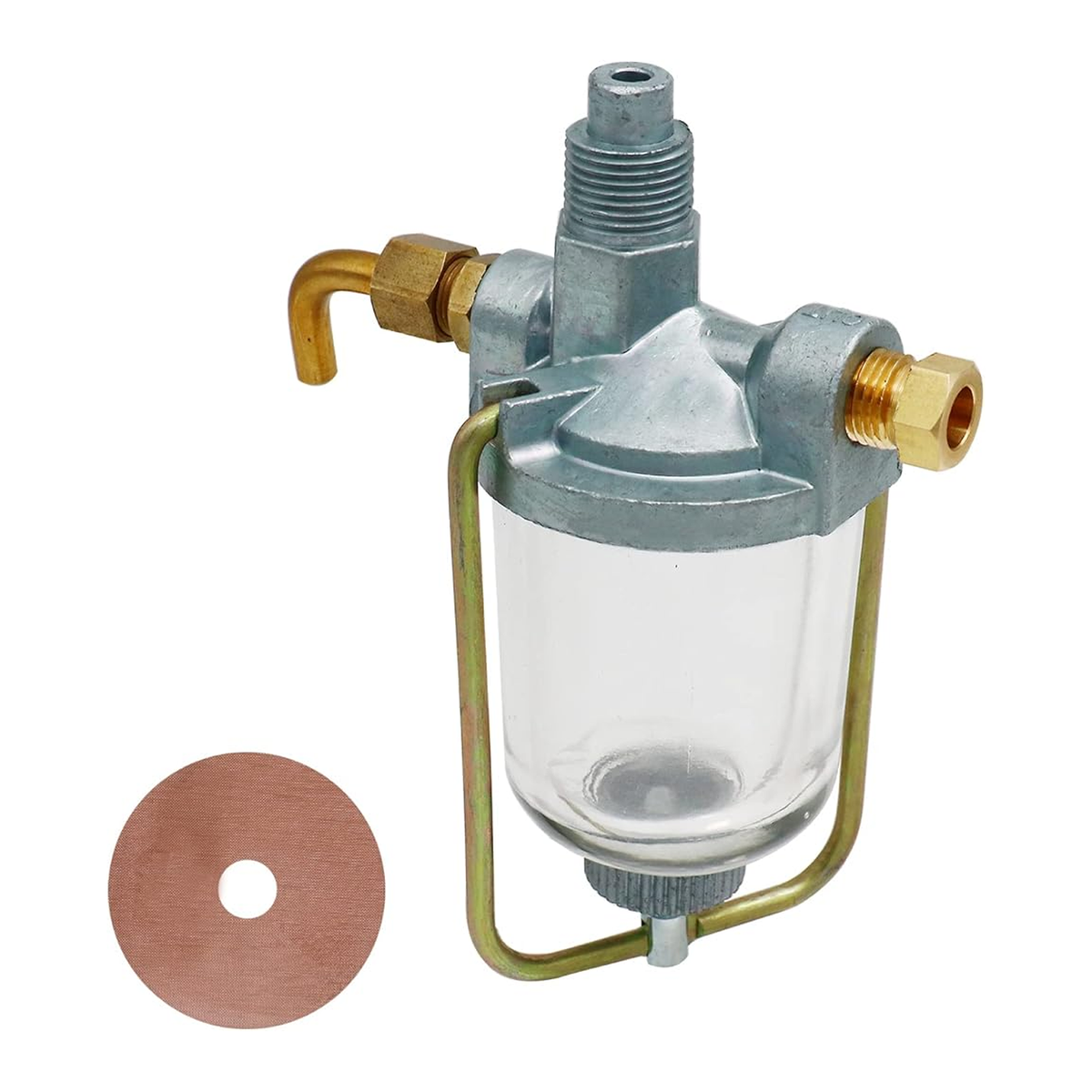 Fuel Sediment Bowl Assembly 370832R91 for CASE Tractor 856 756 706 826 656 FARMALL M H MD - KUDUPARTS