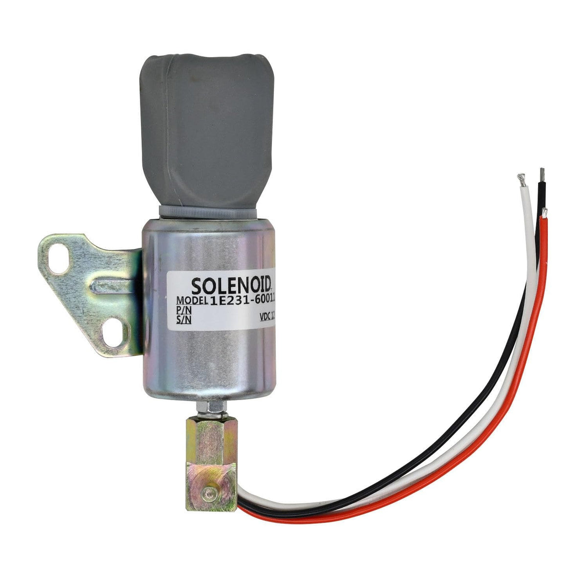 Fuel Shut Down Solnoid 1E231-60011 for Kubota V2203 D722 D902 Z482 Engine - KUDUPARTS