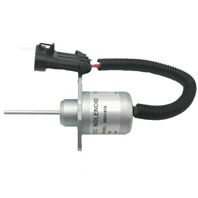 Solénoïde d'arrêt de carburant 6691498 pour Bobcat Skid Steer S510 S530 T110 T140 T180 T190 S150 avec 1 an de garantie