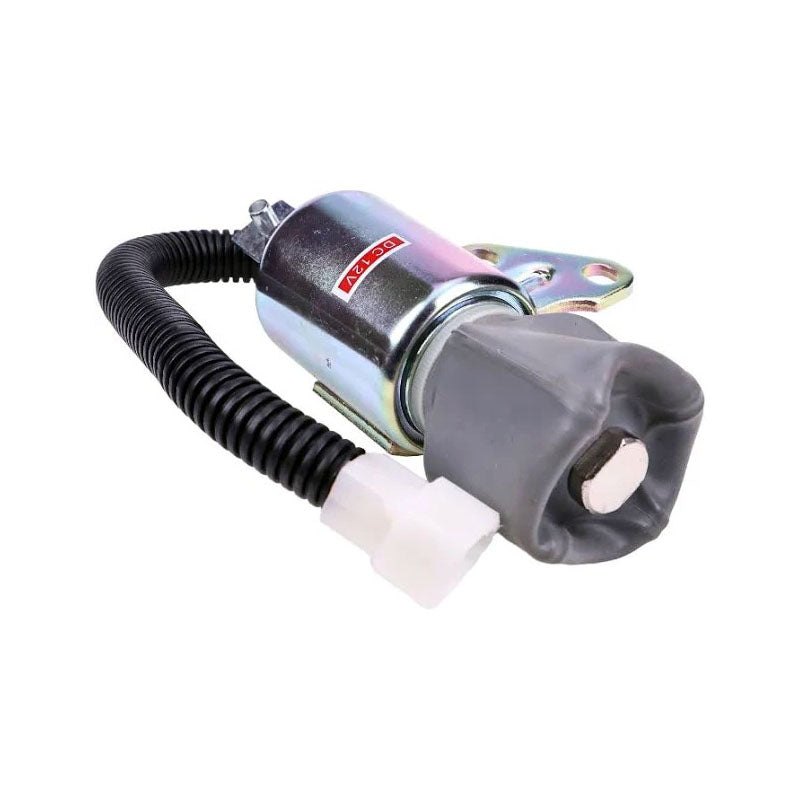 Fuel Shut Off Solenoid KT1G386-6001-2 for Komatsu Engine 3D67E-1A-5A 3D67E-2A Excavator PC14R-2 PC14R-3 PC16R-2 PC16R-3 PC18MR-3