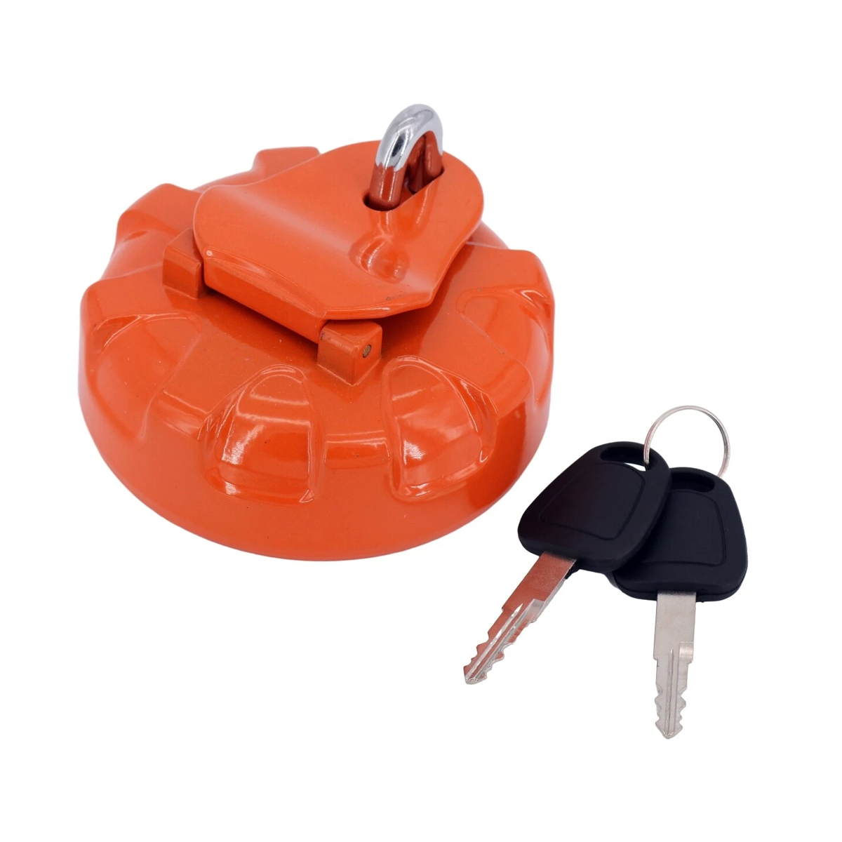 Fuel Tank Cap D100 K1004166 With 2 Keys for Daewoo Doosan DX140LC DX140W DX160W DX160LC DX180LC DX255LC - KUDUPARTS