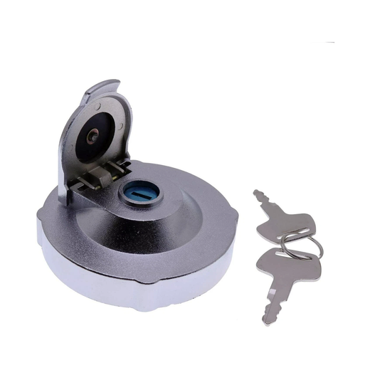 Fuel Tank Cap With Key 15521-01200 for Takeuchi TL126 TL120 TL126 TL130 TL140 TL150 TL220 - KUDUPARTS