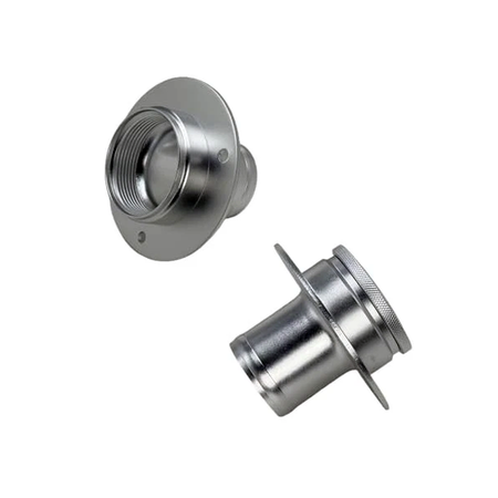 Fuel Tank Filler Neck With Billet Aluminum Gas Cap & Weld-On Steel Mount Bracket 17-2530 for 2" Connection Straight Hose - KUDUPARTS