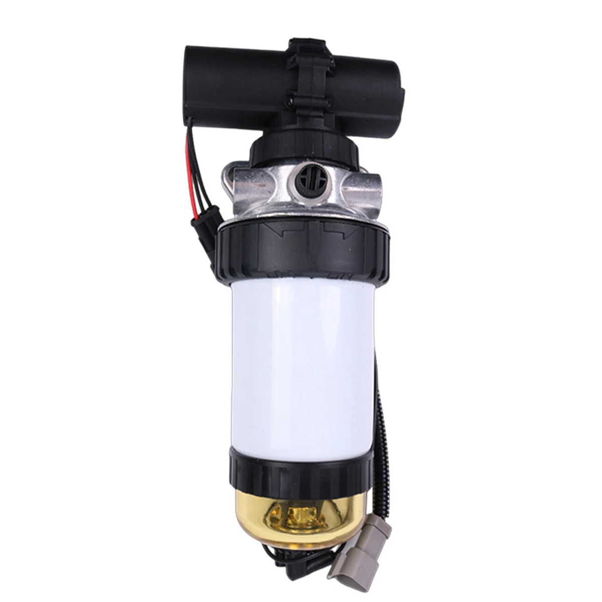 Fuel Water Separator Assembly 258-3442 for Caterpillar CAT Engine 3044C C3.4 Loader 246C 262C 272C 277C 297C 299C - KUDUPARTS