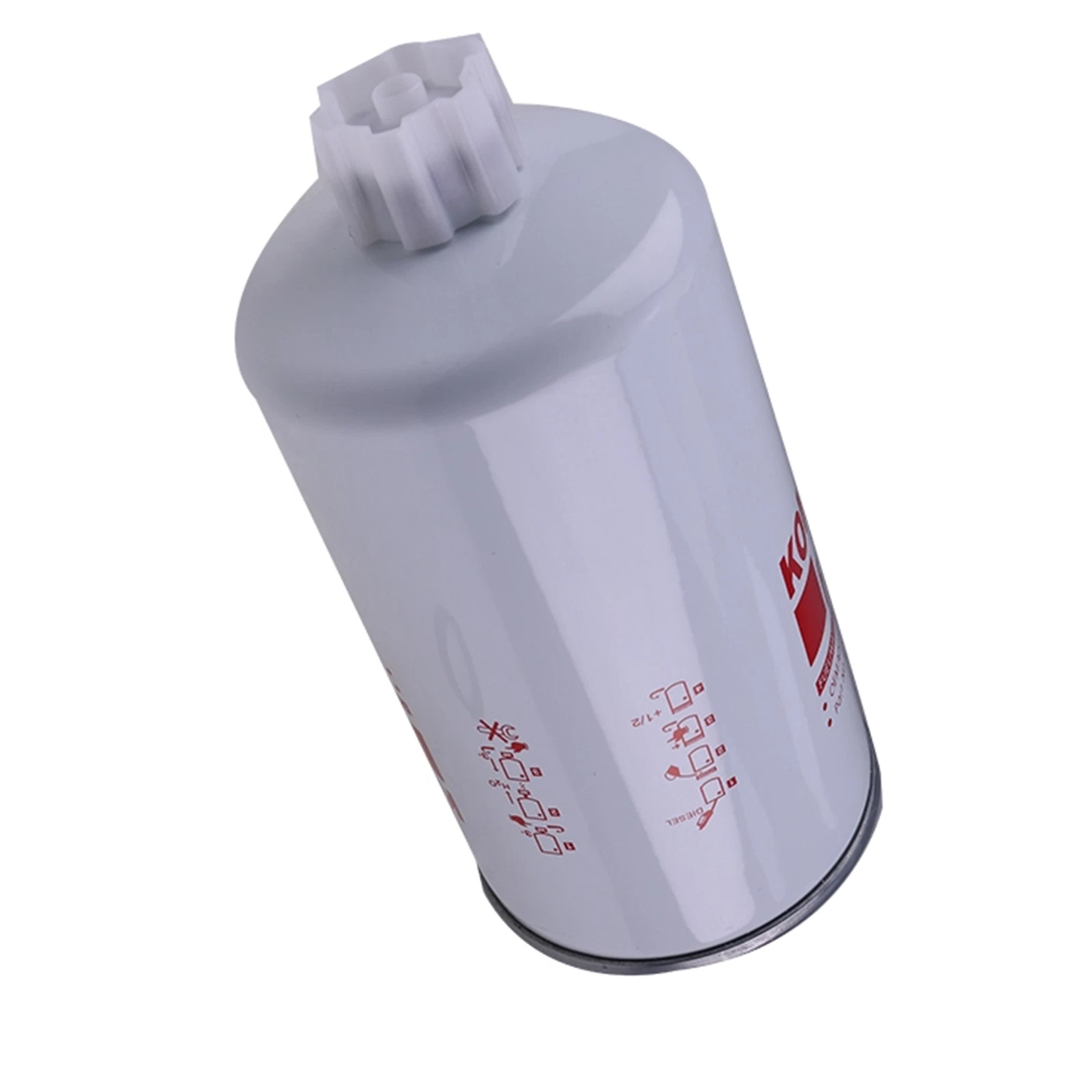 Filtre séparateur eau/carburant 1240483-H1 pour Komatsu WA600-1, WA500-3L, WA500-1LE, WA450-2, WA450-3L, PC650-5, PC650-3, PC400LC-5, PC650LC-5 et PC650LC-3.