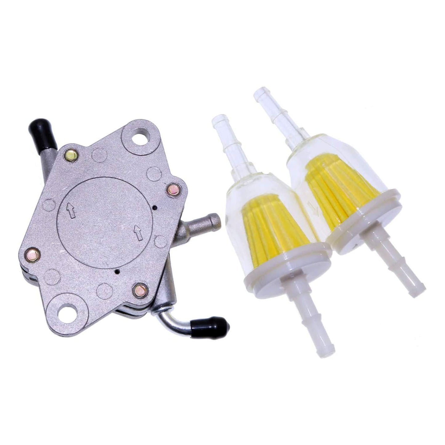 Kit de pompe à carburant avec filtres à carburant AM109212 AM106164 AM101074 49040-2066 compatible avec moteur John Deere JD Gator AMT600 4x2 GT242 RX95 SX95 112L 130 LX172 180 Kawasaki FC540 FC420V