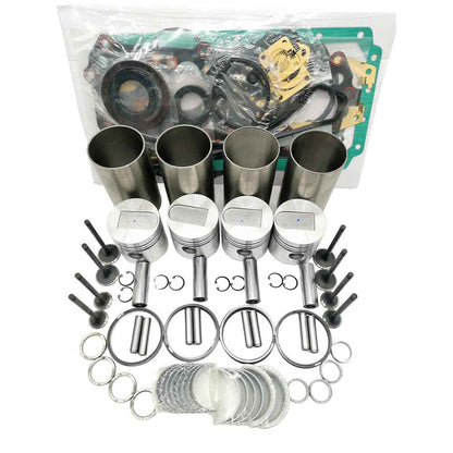 Jeu de joints + Piston + anneau + roulements + rondelle pour chariot élévateur Mitsubishi 4DQ5 FD10 FD15