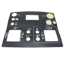 Calcomanía del panel de control de tierra 72160GT 72160 para elevadores de pluma Genie S-40 S-45 S-60 S-65 S-80 S-85