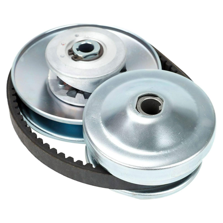 Go Kart Torque Converter Kit 40 Series Converter Driven 3/4" Clutch Pulley REP Comet 40D with 1" Bore CVT Belt 203785A 203785 12346 - KUDUPARTS