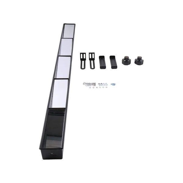 Rétroviseur à 5 panneaux pour voiturette de golf Yamaha EZGO Club Car, éliminant les angles morts et offrant une vue grand angle.