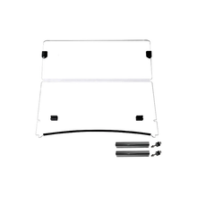 Pare-brise rabattable résistant aux chocs pour voiturette de golf Yamaha G14 G16 G19 (modèles 2017 et suivants).