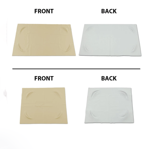 Golf Cart Front Seat Covers PU Leather Compatible with Club Car DS 1982-2000 - KUDUPARTS
