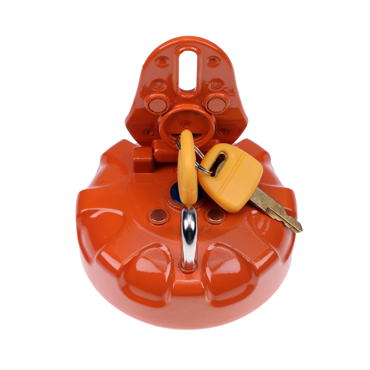 Great Quality For Hitachi Excavator EX60-2 EX90 EX100 EX100-3 EX120-2 EX120-3 EX120-5 Fuel Tank Cap with 2 keys - KUDUPARTS