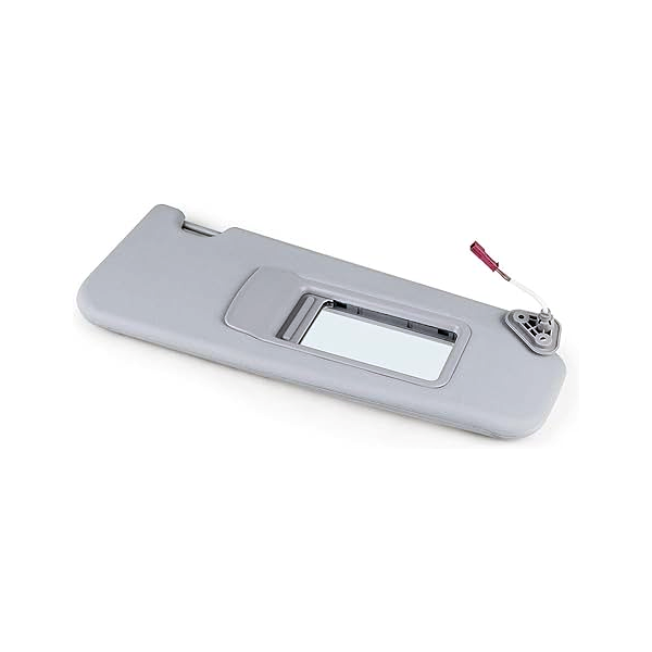 Grey Right Passenger Side Sunvisor 51167252010 for BMW 3 Series E90 Sedan E91 Touring X1 2005-2015 - KUDUPARTS