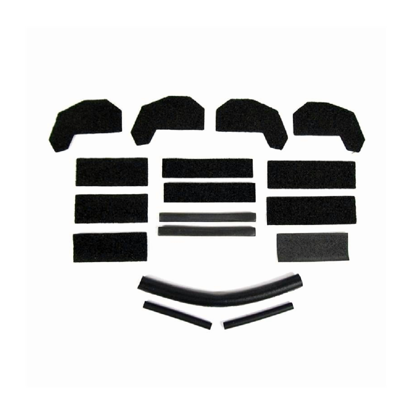 Hardtop Foam Blocker Seal Kit 68026937AB for 2011-2018 Jeep Wrangler 2-Door Unlimited 4-Door (JK)