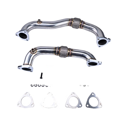 Heavy Duty Thick Wall Stainless Up Pipe 8C3Z-6N640-A for 2008-2010 Ford 6.4L Powerstroke - KUDUPARTS