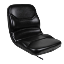 Siège noir à dossier haut pour chargeuse compacte Bobcat S205