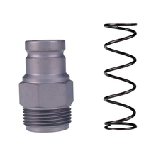 Acoplamiento rápido hidráulico de cara plana macho de 3/8" 6679838 para Bobcat 753, 763, 773, 863, 864, 883, A220, A300, A770, 5600 y 5610