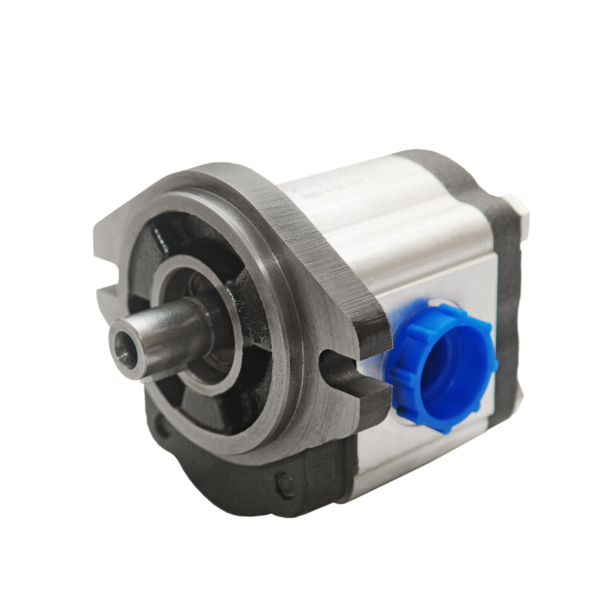 Pompe à engrenages hydraulique SAE A-2, boulons CCW, bride en fonte, 1-4 GPM, diamètre intérieur 0,27 po, arbre claveté 3/4 po, CI34K-A02-027L