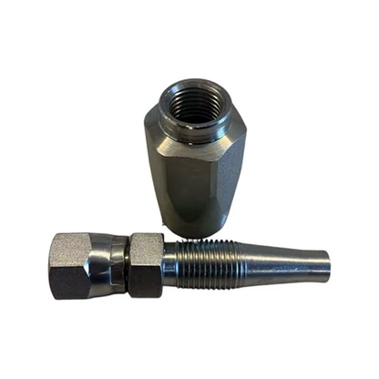 Raccord de tuyau hydraulique avec filetage femelle JIC 3/8" pour Parker 100R2AT