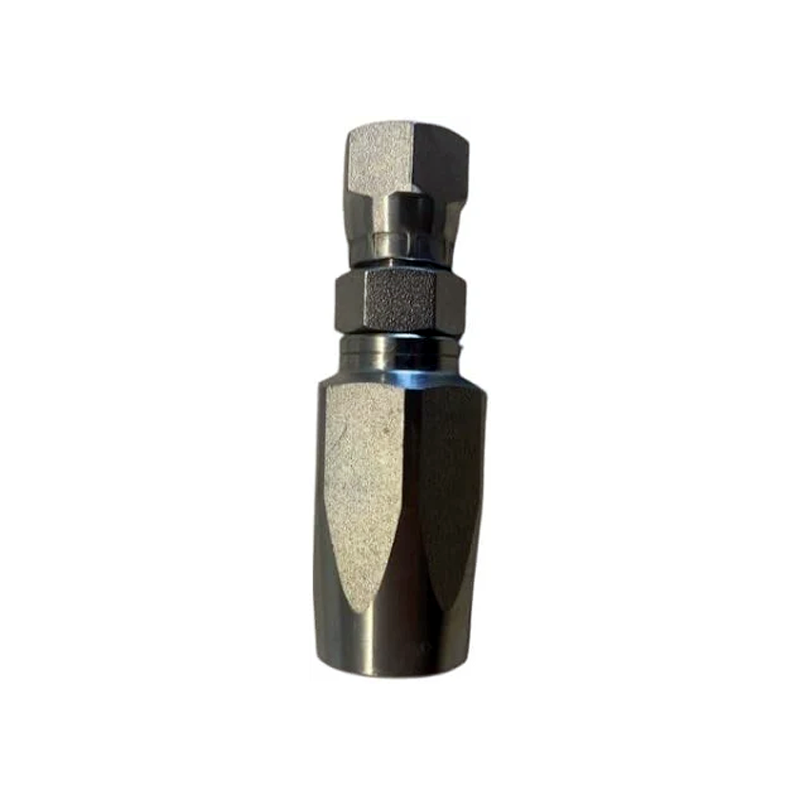 Raccord de tuyau hydraulique avec filetage femelle JIC 3/8" pour Parker 100R2AT