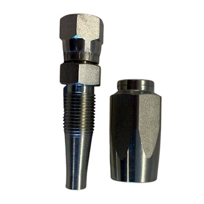 Raccord de tuyau hydraulique avec filetage femelle JIC 3/8" pour Parker 100R2AT