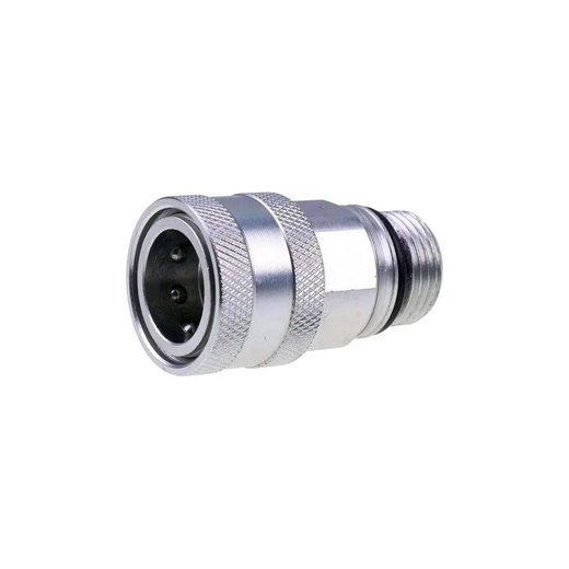 Hydraulic Quick Connect Coupler AM115139 for Yanmar 3TNE74 Kawasaki FD671D Engine John Deere Tractor 415 425 X485 X595 X700 X728 X730 X740 X750 - KUDUPARTS
