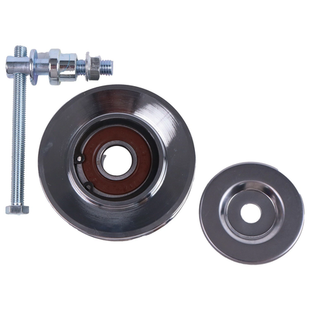 Idler Pulley 255-3018 for Caterpillar CAT Engine 3046 3054 3064 Excavator 311D LRR 312C 312D 314D 315C 318C 320C 320D 323D - KUDUPARTS